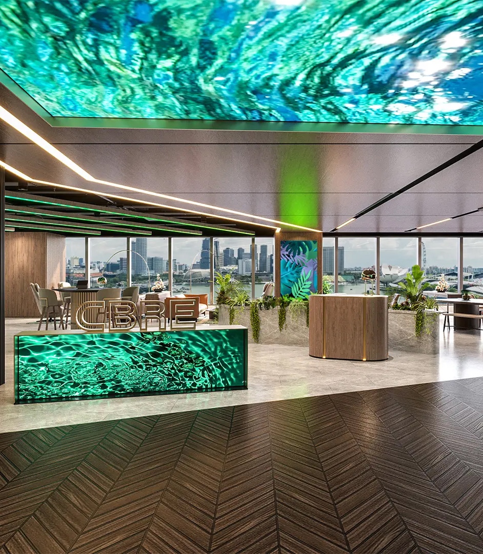 CBRE workplace, Singapore