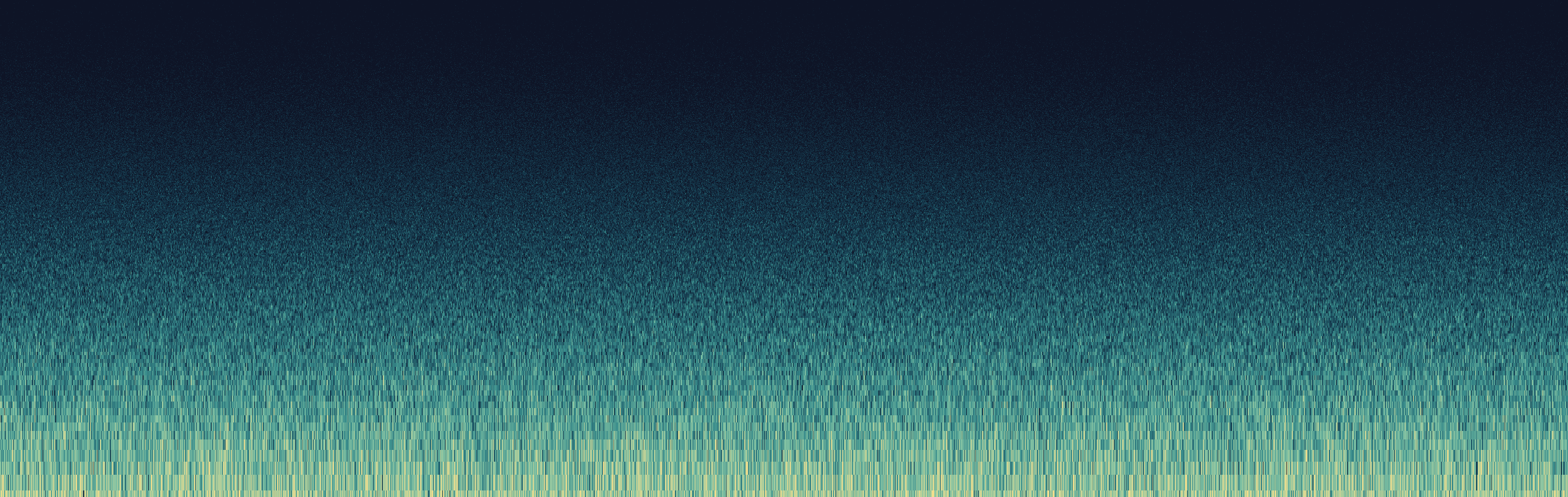 Spectrogram of stationary masking: featureless constant noise